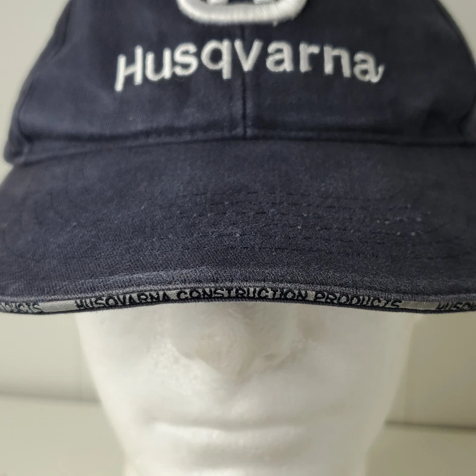 Gorra de béisbol Husqvarna con logotipo bordado en 3D productos de construcción con tirantes Foto 4 de 4