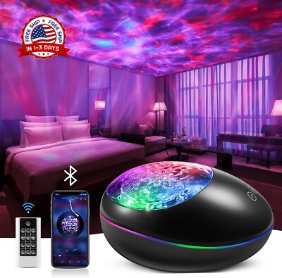 Galaxia Proyector Portatil LED Luz Luces De Noche Colores Con Altavoz Bluetooth