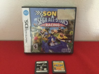 Nintendo DS 3 games Mario Party DS Sonic Sega All-stars Racing Prince of Persia