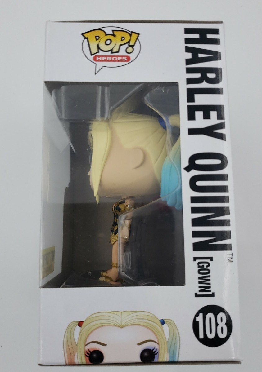FunkoPop！108 HARLEY QUINN goww 限定版 Harley Quinn Gown Funko Pop! #108 Heroes Suicide Squad Hot