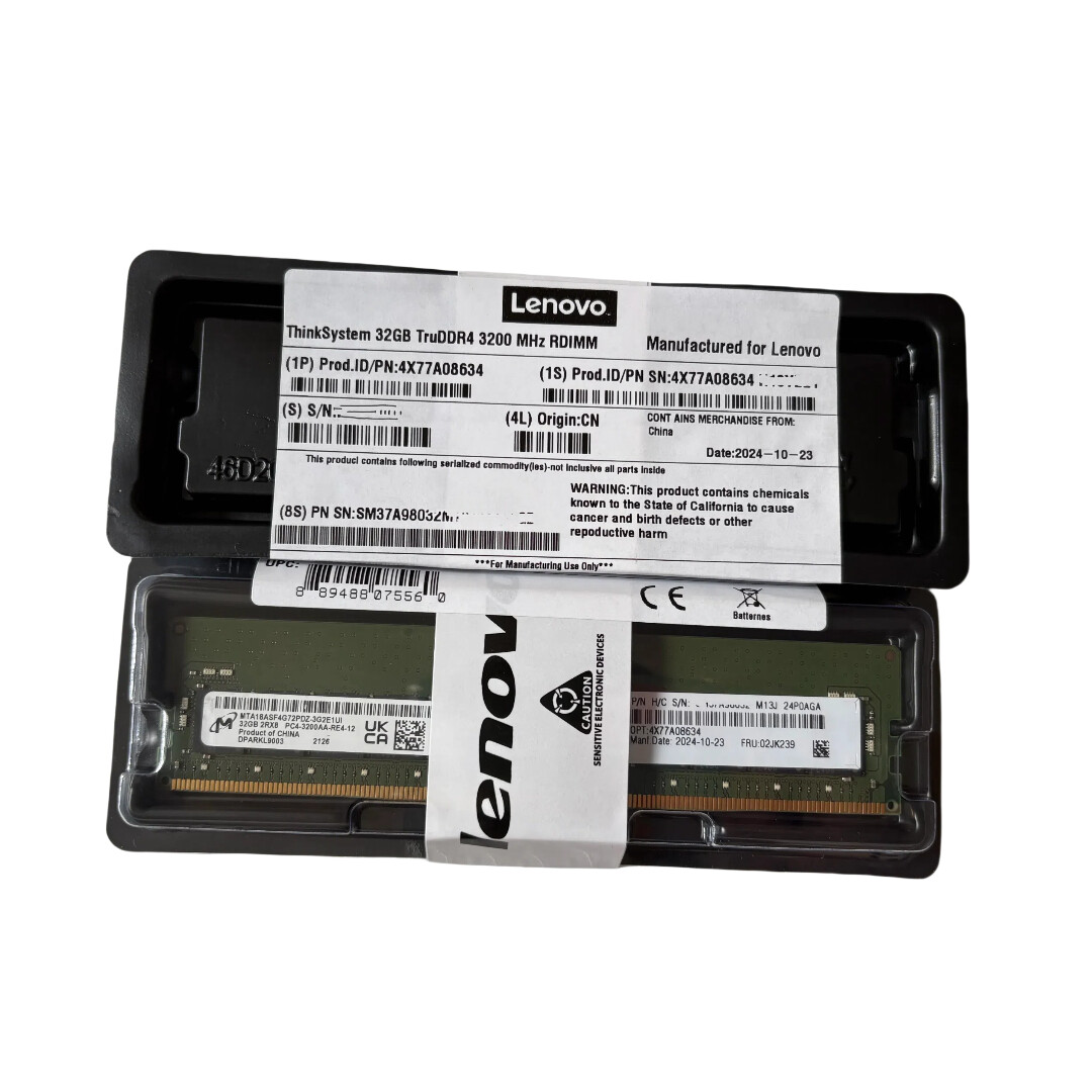 Lenovo Corei7 メモリ8GB SSD240GB 管理番号T056 Lenovo IBM 02JK239 4X77A08634 2Rx8 32GB DDR4 PC4-3200AA RDIMM