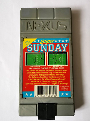 Commodore 64 Super Sunday Spiel von Nexus - getestet funktioniert