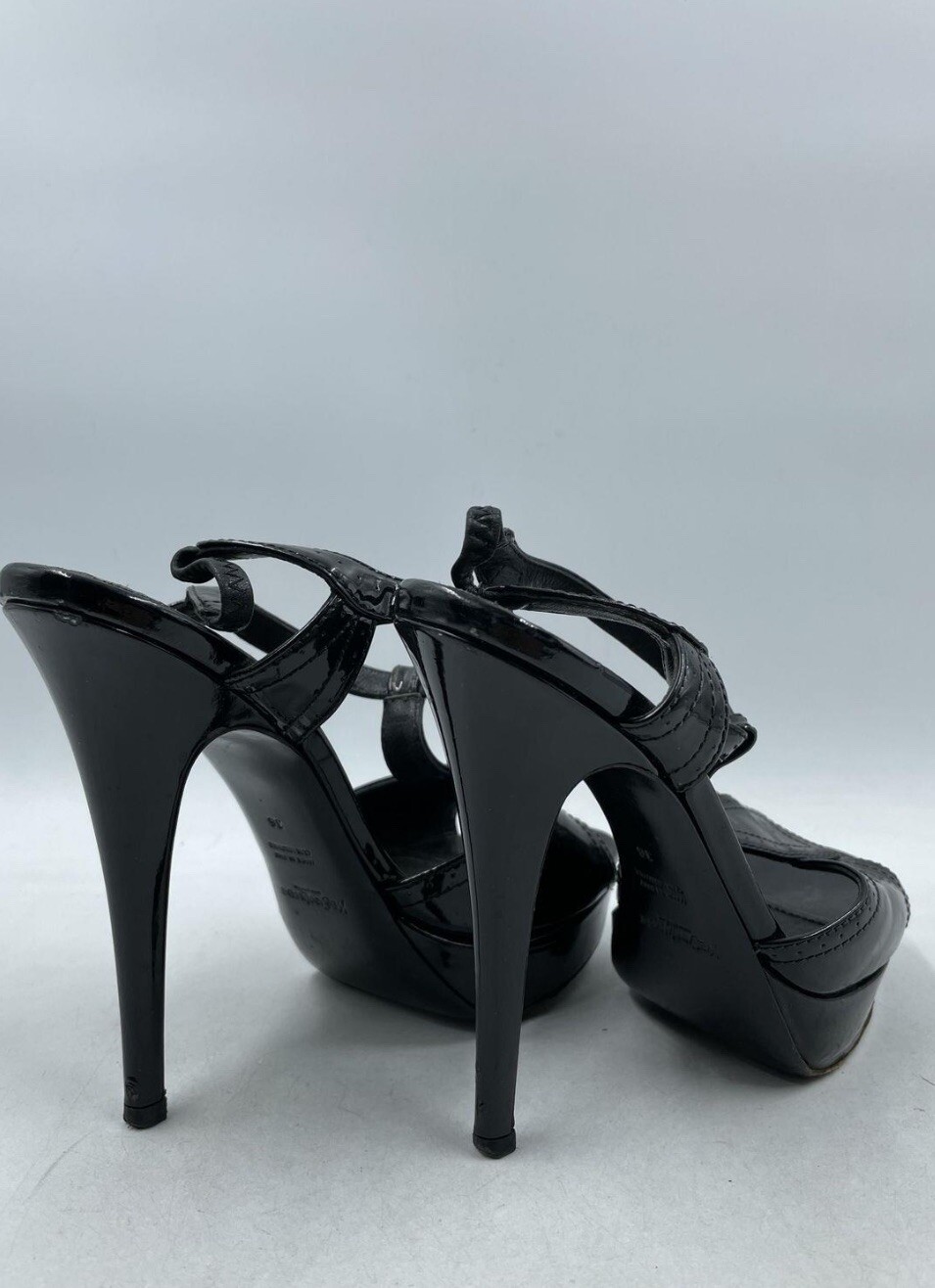 SAINT LAURENT YSL Tribute Platform Nero Tacchi