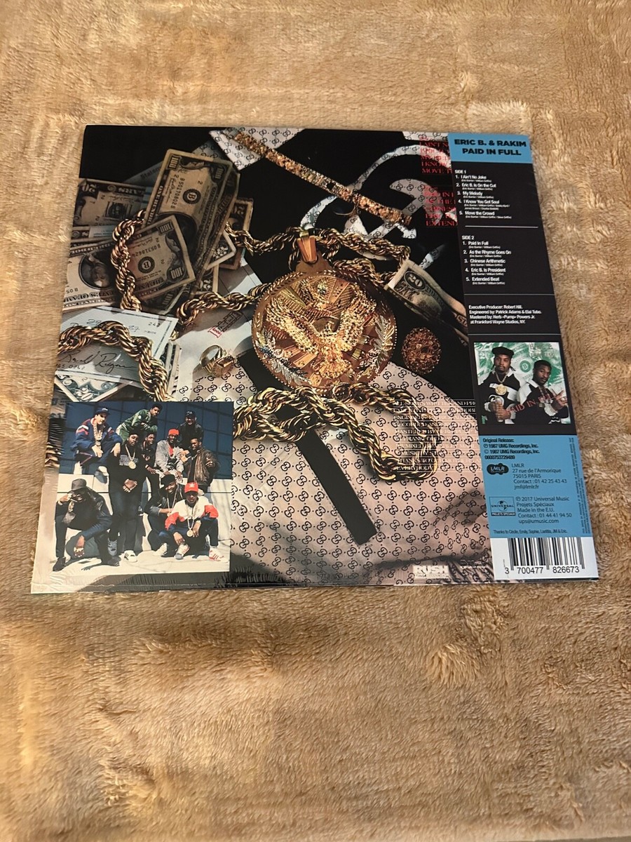 Eric B and Rakim Paid In Full Turntable Lab Money Green Vinyl New