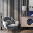 [NEU.HOLZ] 8x Wandpaneel Akustikpaneele Lamellenwand Wandverkleidung MDF 5,76m²