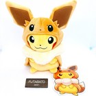 Pokemon Center Original Eevee Poncho Pikachu Plush Stuffed Toy 2018 Japan New