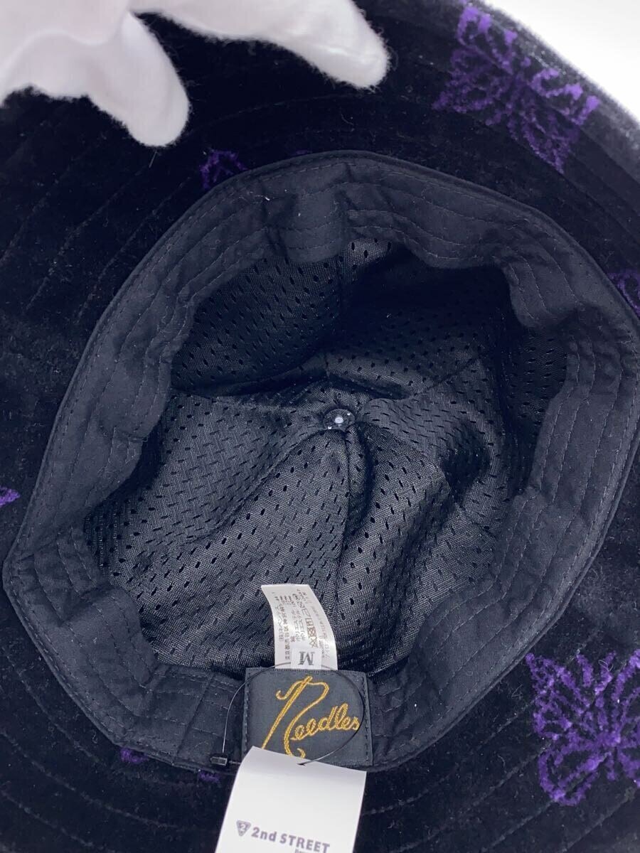 Needles Bermuda Hat Papillon Pattern Bucket Hat M Cotton BLK Needles Bermuda Hat Papillon Pattern Bucket Hat M Cotton BLK
