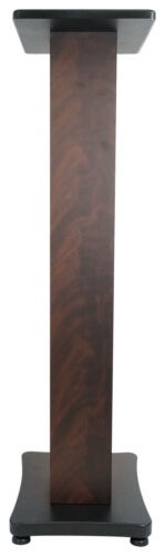2) Rockville Dark Wood 36" Speaker Stands Fits Wharfedale Diamond 12.0 Black Oak - Picture 3 of 9
