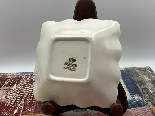 Vintage Midwinter BonBon Dish Fragonard Staffordshire Semi-porcelain 5.5" Sq. - Picture 8 of 12