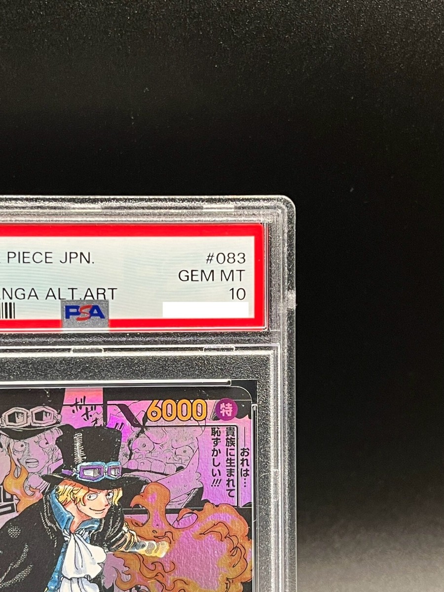 PSA 10 Sabo OP04-083 SR Comic Parallel Manga Alt Art ONE PIECE