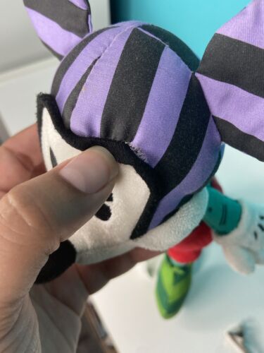 Disney Romero Britto Mickey Mouse Plush Color Patchwork Enesco Stuffed Doll 11” - Picture 7 of 9