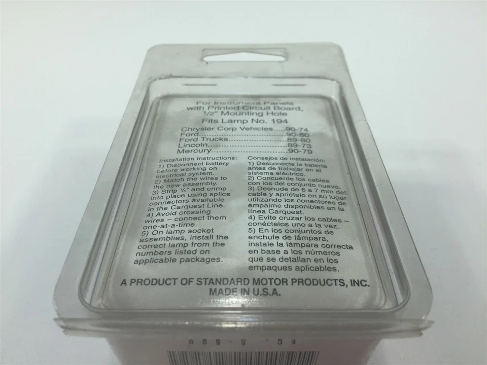 Carquest S-500 Instrument Panel Socket Assembly Chrysler Ford - 1 Pack of 2 USA - Image 2 of 4
