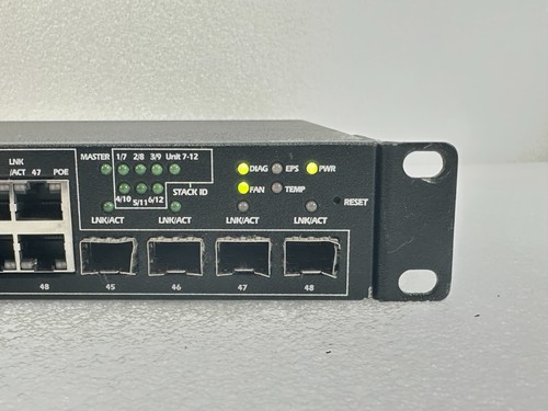 DELL POWERCONNECT 6248P ETHERNET SWITCH w/ POWER CORD AS SHOWN FREE SHIPPING 🚚 - Picture 6 of 18