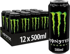 Monster Energy Original Drink 500ml (Pack Of 12)  Free Fast Delivery