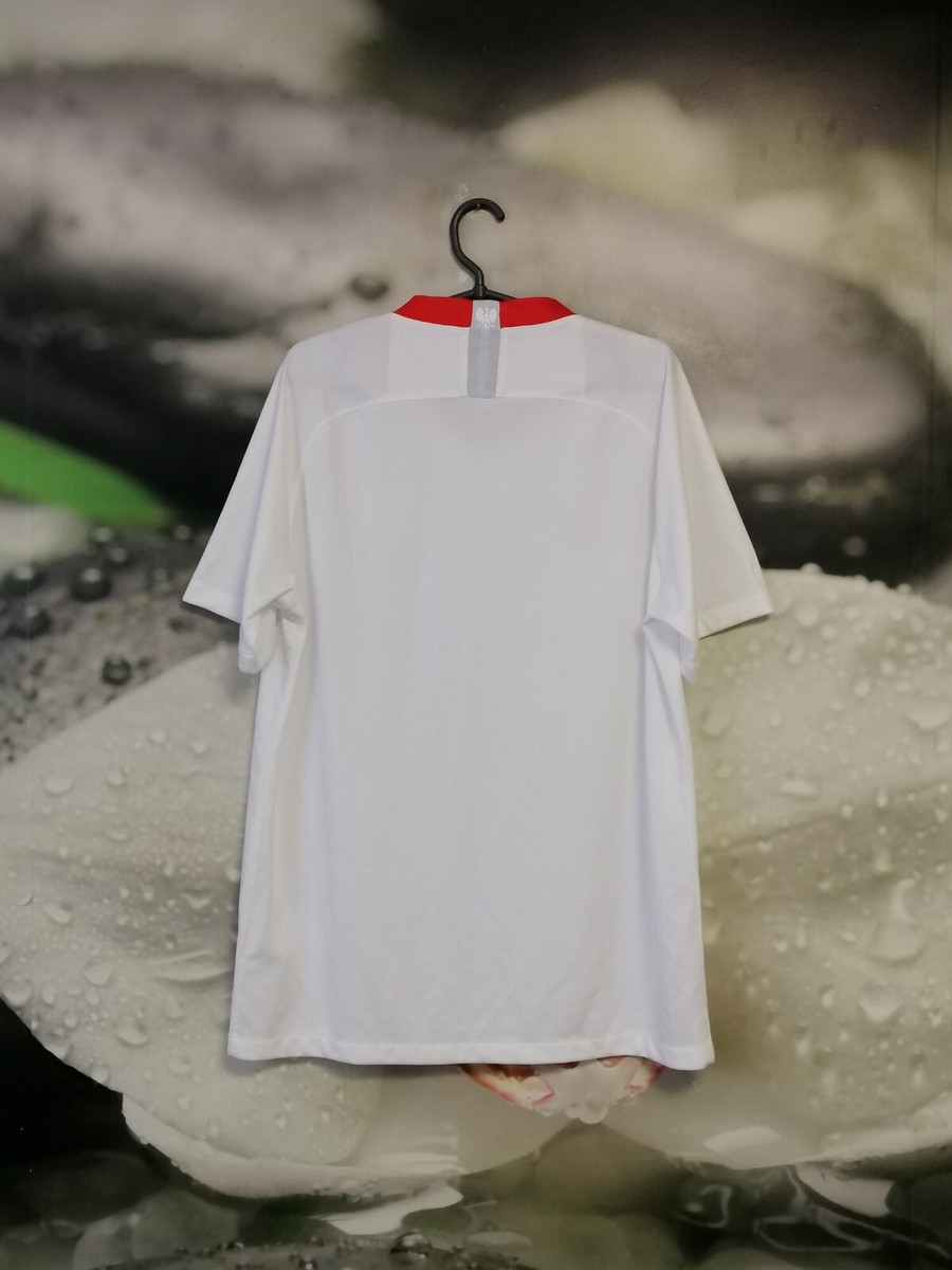 Poland 2018 - 2019 home football shirt jersey Nike size M | eBay