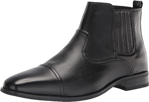 Alfani Men Liam Side Zip Dress Boots Size US 7M Espresso Brown Faux Leather Alfani Men main image 3