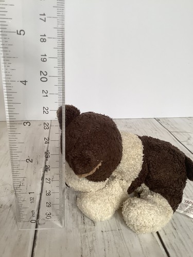 Russ Luv Pets Yapper Puppy Dog Cream Brown Miniature Stuffed Beanbag Plush 5” - Picture 10 of 10