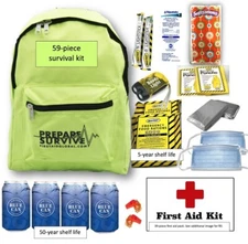 Preparedness Backpack for 2-Persons - Earthquake, Fire, Flood, Storms
