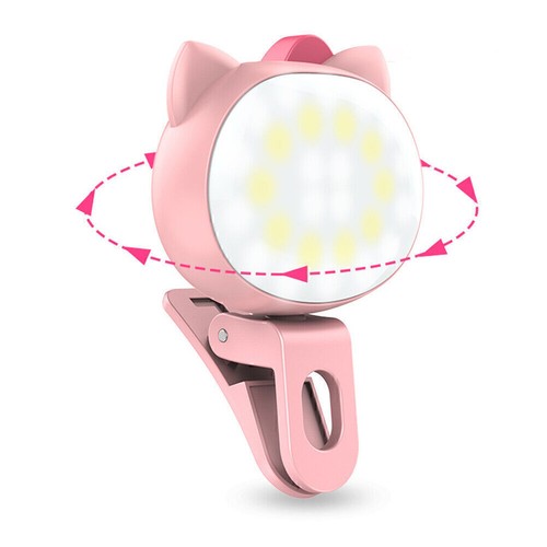 16 LED Selfie Flash Fill Flash Light für Samsung iPhone 3 Farben Niedlich - 第 8/11 張圖片