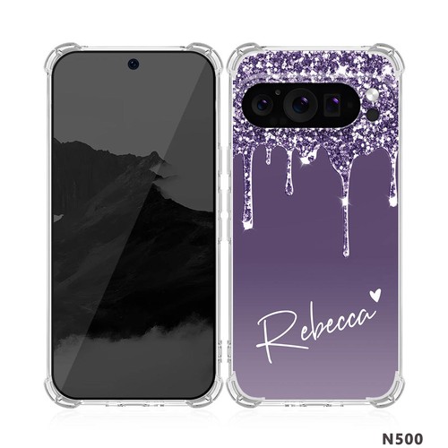 Personalisierte Handyhülle mit Namen Bumper Soft TPU für Google Pixel 9 Pro XL 8A 8 7 6A - Bild 47 von 54