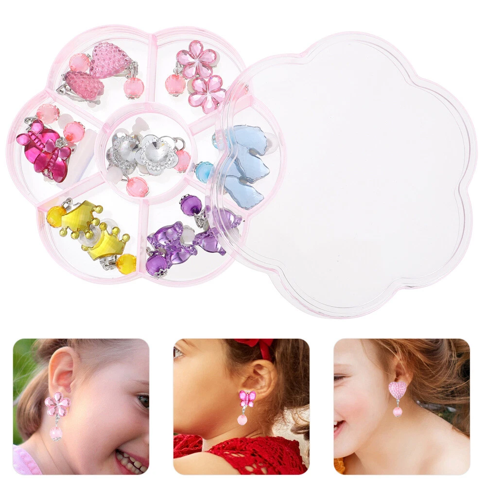 Cute Weird Fun Fashion Clip Earrings Set Teen Girls - Temu