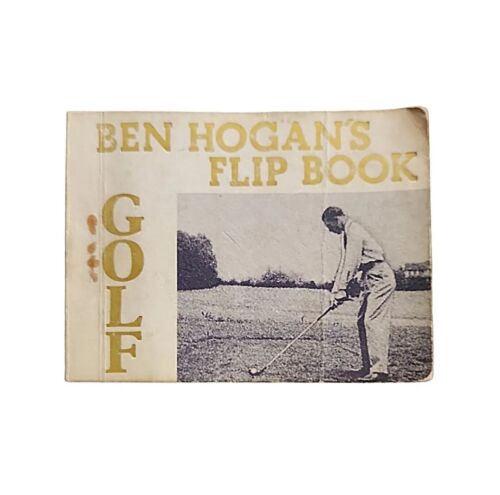 Ben Hogan Golf Flip Picture Book Rare 1st Edition Masters Texas Open VTG 1997 - Afbeelding 1 van 7