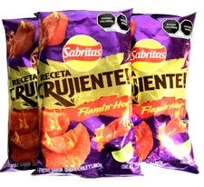 4-Pk Mexican Sabritas Receta Crujiente Flamin Hot  170g/6oz