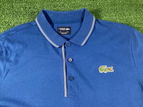 Lacoste Sport Ryder Cup 2018 Edition Blue Polo Shirt - Size Large US XL / FR 6 - Picture 2 of 13