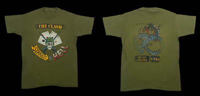 Vintage The Clash Straight To Hell Green All Size SOFT STYLE SHIRT