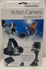 Action Camera Accessory Kit Sunpak PlatinumPlus Head Tripod Mnt. Suction Cup