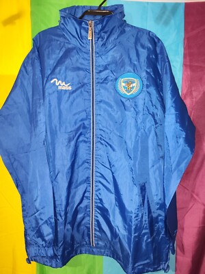 Vintage MASS Brescia Calcio Italy Training Fußball Jacke Herren Gr.S/M