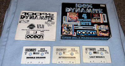Last Ninja 2 Others Dynamite 4 Explosive Hits Commodore 64 Ocean Cassette Games