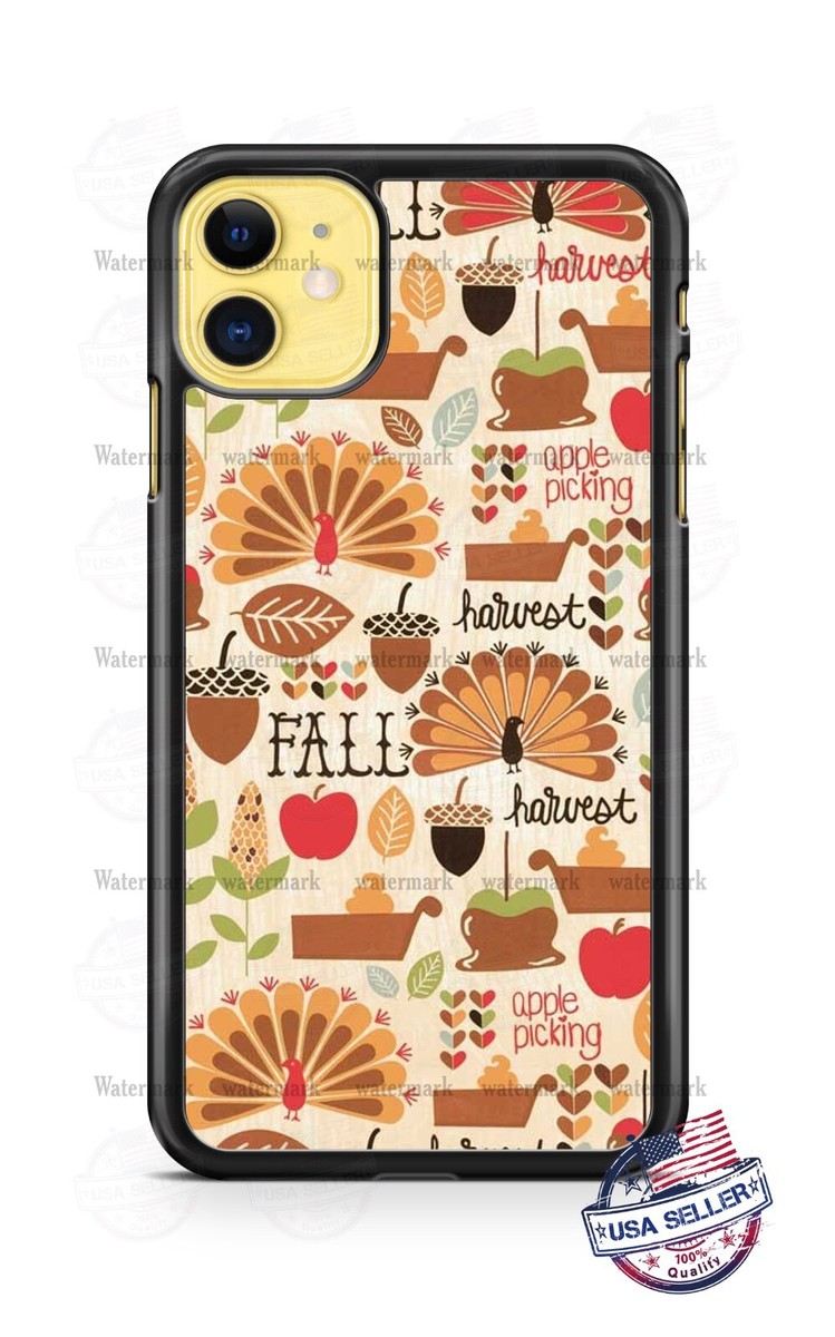 Happy Fall Apple Pumpkin Season Phone Case For iPhone i14 Samsung