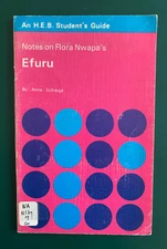 Notes on Flora Nwapa's Efuru A Student's Guide by Anna Githaiga (1979) - scarce