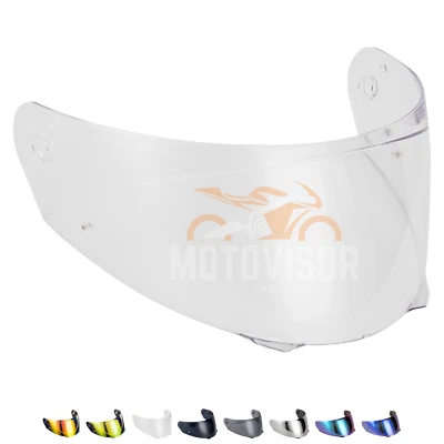 MOTOVISOR Visiera per HJC i90 i91 Modulare HJ-33 Trasparente Compatibile Pinlock Ready