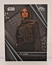 2023 Topps Chrome Black Star Wars Jyn Erso 100