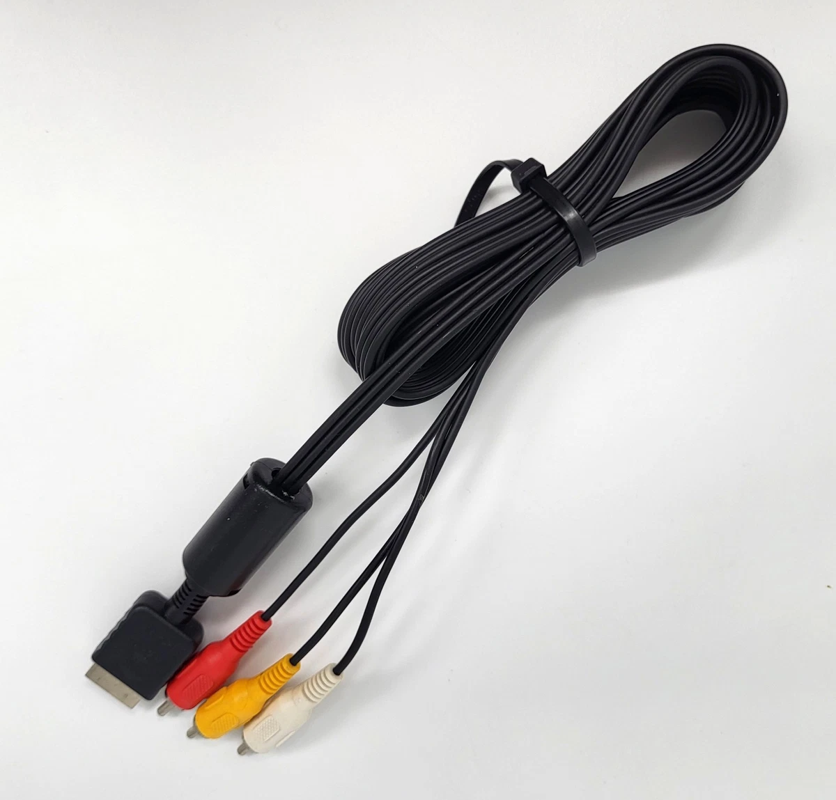 RCA Cable Sony Playstation 1, 2 y 3 Original OEM Cable Compuesto PS1 PS2 PS3