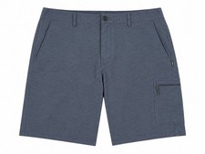 O Neill Hybrid Board Shorts Trunks Surf Swim Men s 38 Striped Gray Black