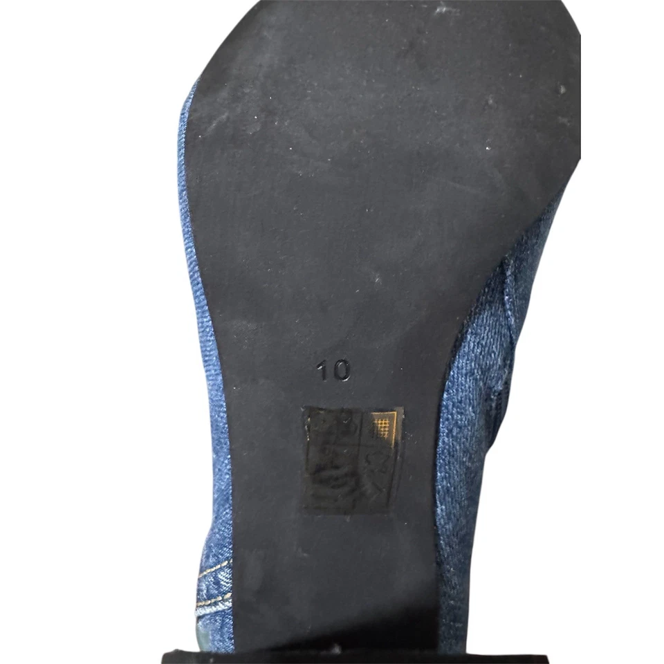 Botines de mezclilla finitos Jeffrey Campbell para mujer talla 10 -  Foto 4 de 4