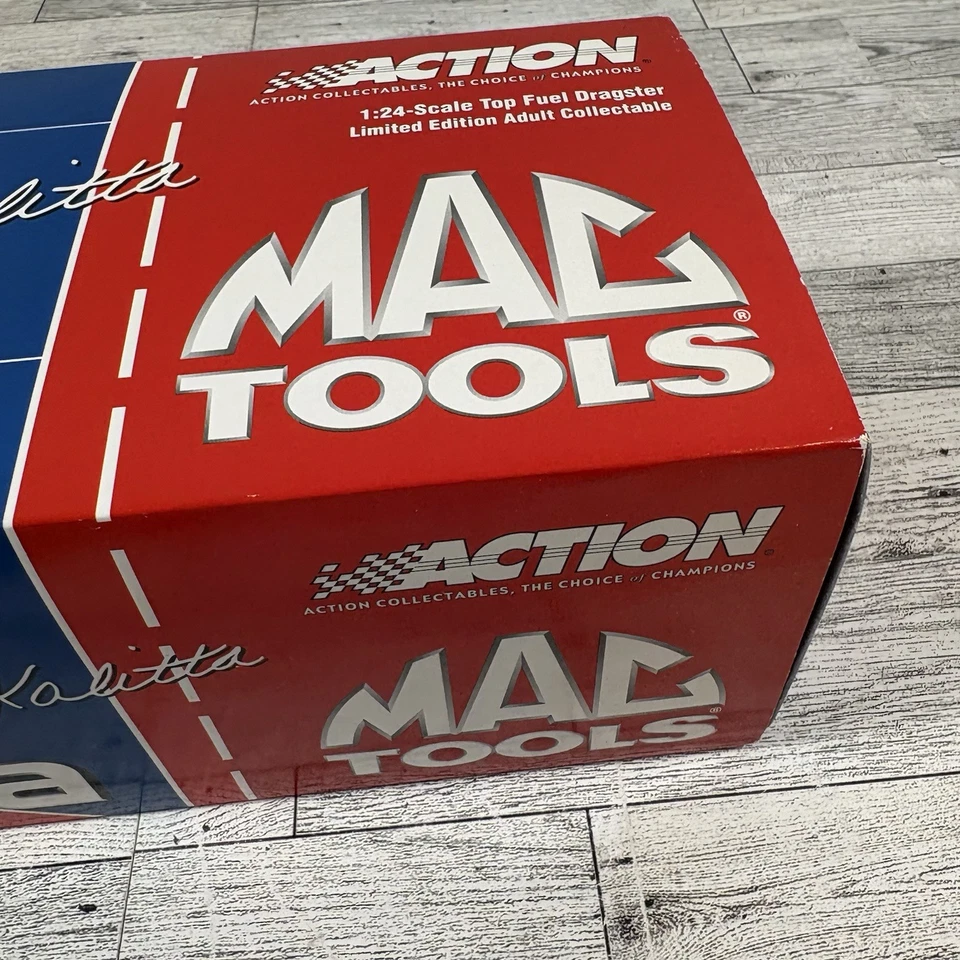 Action Doug Kalitta Mac Tools Wright Brothers 2003 NHRA 1:24 Dragster autograph - Image 3 of 4