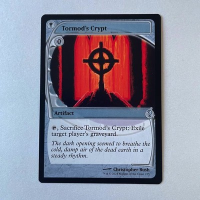 Magic the Gathering Mystery Booster 2 #235 Tormod's Crypt - Future Sight Frame