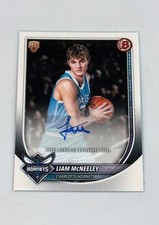 2025-26 Bowman Chrome Basketball Liam McNeeley Rookie Auto NBA Charlotte Hornets