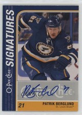 2011-12 O-Pee-Chee Signatures Patrik Berglund #OS-PB Auto 2u9
