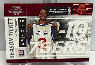 2009-10 Panini Playoff Contenders Allen Iverson Philadelphia 76ers #18