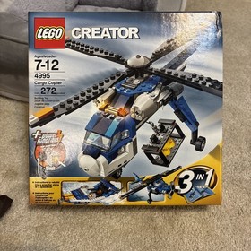 LEGO Creator 3 in 1 Cargo Copter  #4995 Retired Set 272 Pieces Ages 7-12 New