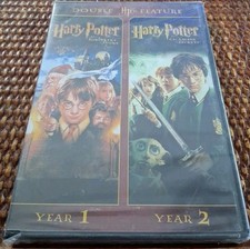 Harry Potter Double Feature 2011 SEALED NEW RARE HTF OOP Year 1 & 2