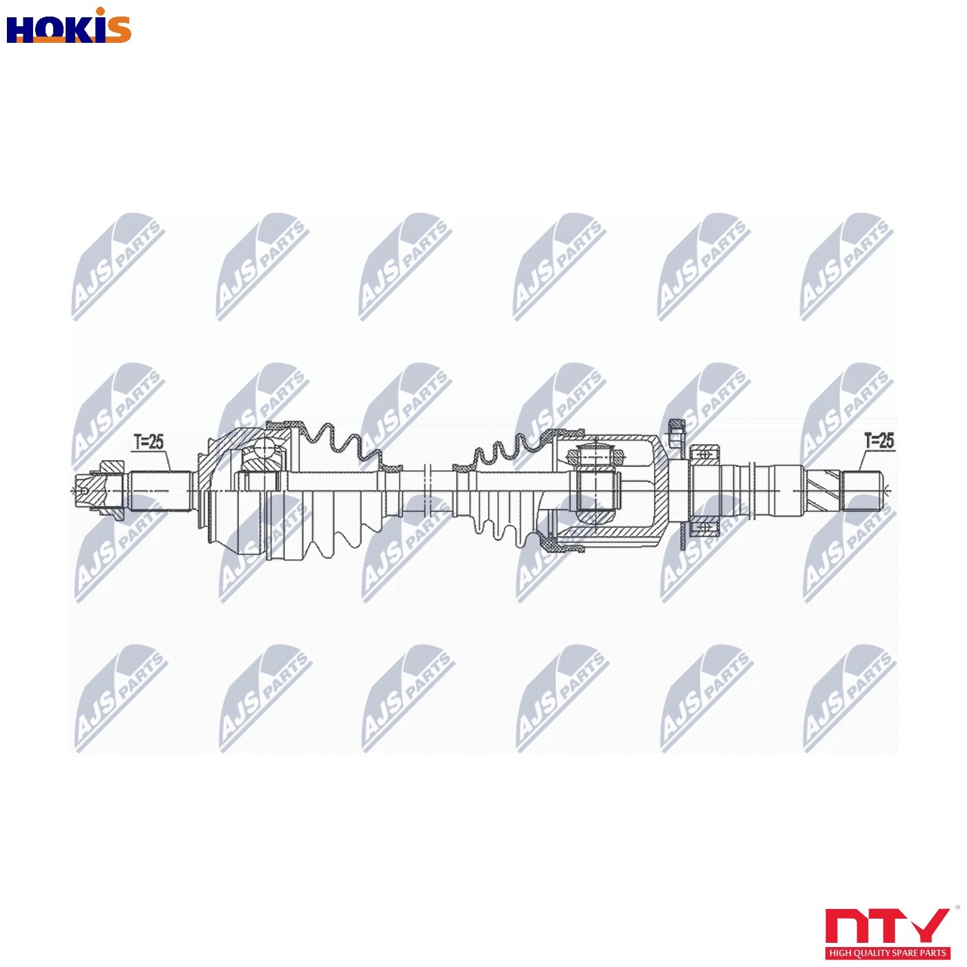 DRIVE SHAFT NPW-FT-045 FOR ALFA ROMEO FIAT GRANDE/PUNTO ABARTH 1.6L 4cyl MITO - Image 10