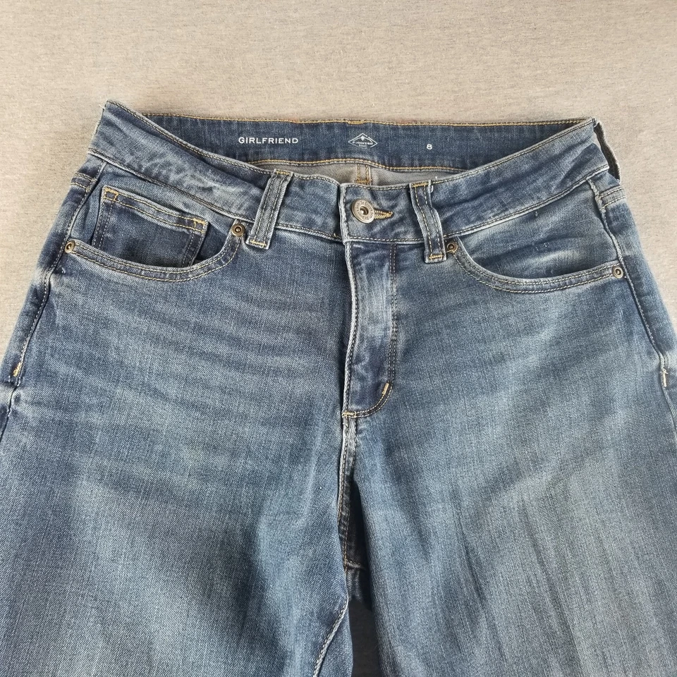 Pantalones de mezclilla para mujer St. Johns Bay talla 8 novia lavado mediano Normcore lindos de moda bonitos Foto 2 de 4