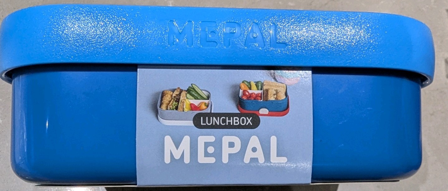 Mepal Disney Stitch Lunchbox - Bento Box with Fork, Blue image 3