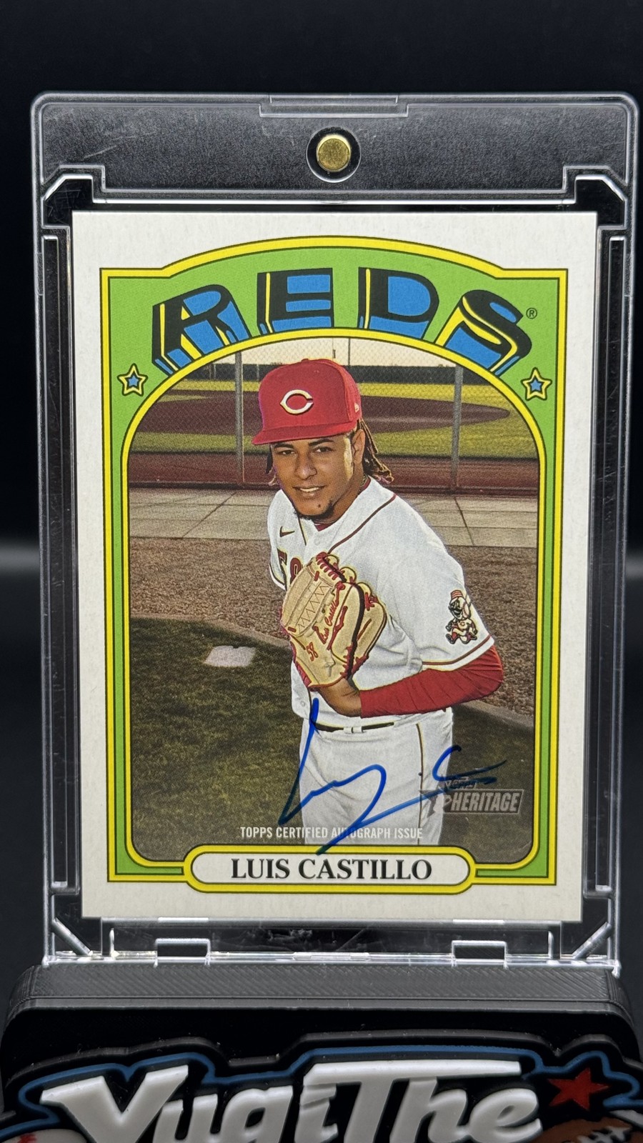 2021 Topps Heritage - Real One Autographs Luis Castillo #ROA-LC (AU)